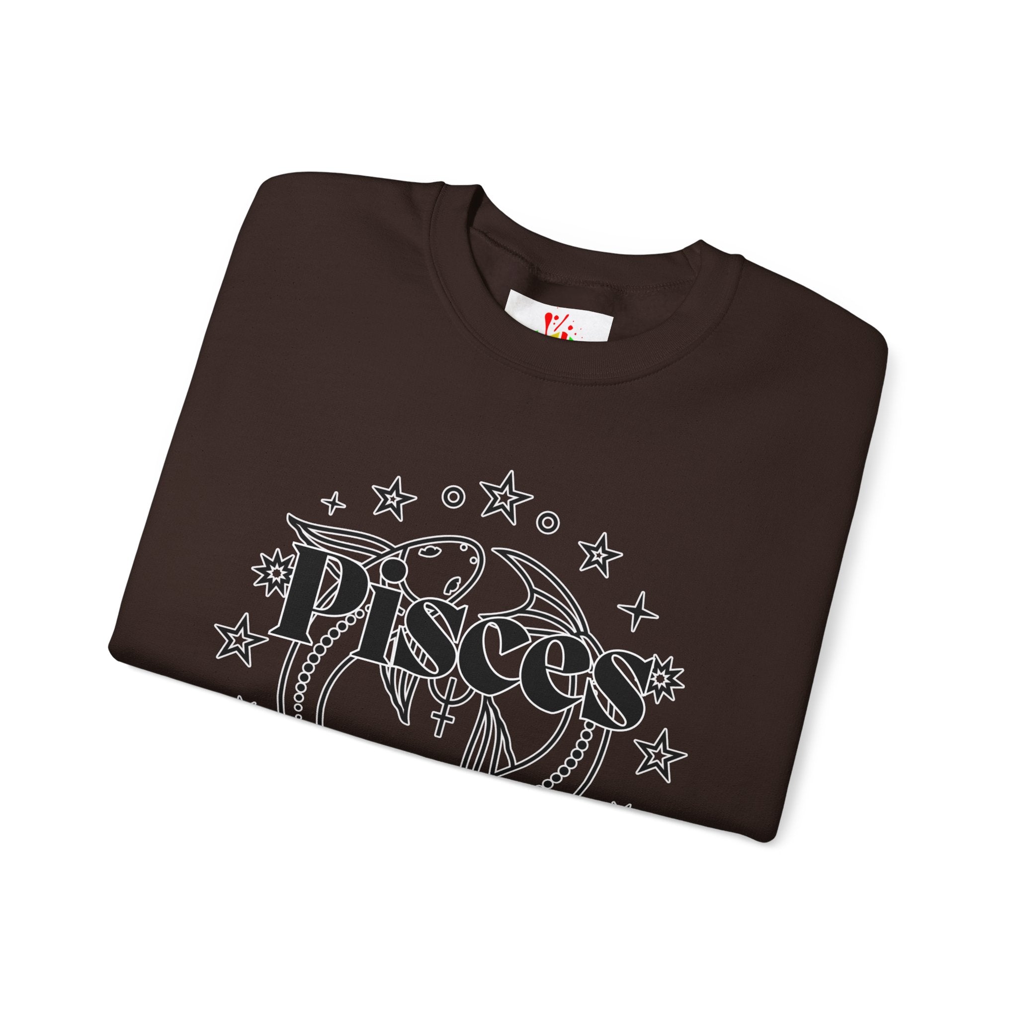 Pisces Unisex Casual Crewneck Sweatshirt